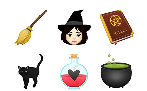 Witchy emojis iphine